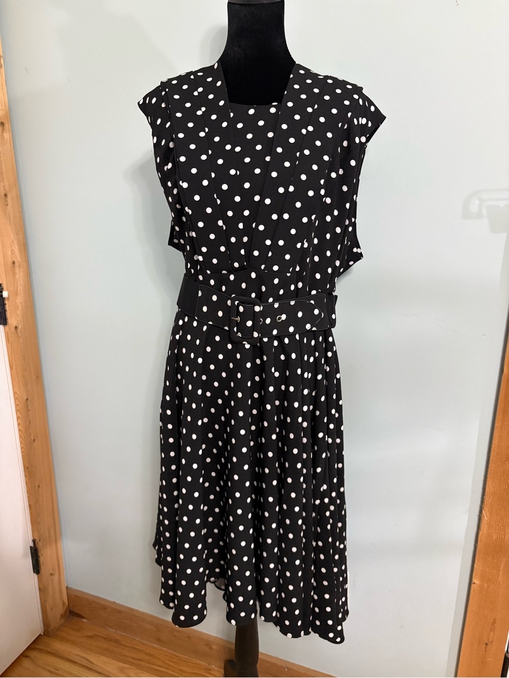 City Chic Vintage Spot Polka Dot Dress